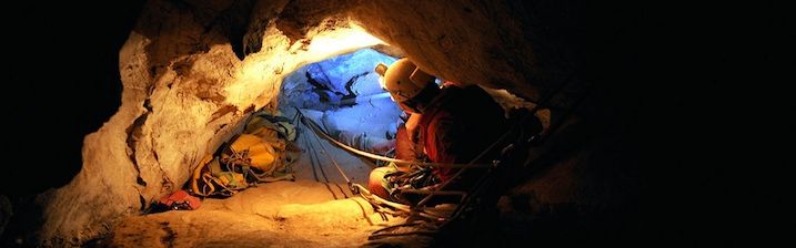 Intervento di soccorso in grotta
